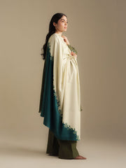 Coco by Zara Shahjahan Winter Unstitched Khaddar 3Pc Suit D-02A MIST