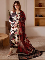 Nureh Signature Printed Marina Unstitched 3Pc Suit SP-182