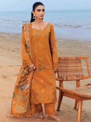 Rang Rasiya Carnation Embroidered Lawn Unstitched 3Pc Suit D-08 ISLA