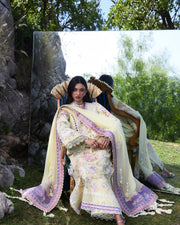 Suffuse by Sana Yasir Eid Lawn Unstitched Embroidered 3Pc Suit - TELYA