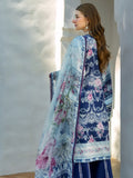 Elaf Premium Signature Embroidered Lawn Unstitched 3Pc Suit EST-06A LONDON BLUES