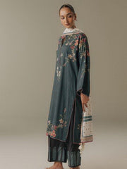 Coco by Zara Shahjahan Prints Vol-05 Unstitched Linen 3Pc Suit D-01B Amber Days
