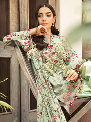 Maria.B M.Basics Embroidered Lawn Unstitched 3Pc Suit MB-CUS25-912B