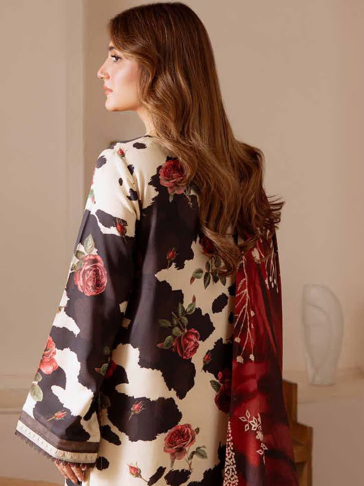 Nureh Signature Printed Marina Unstitched 3Pc Suit SP-182