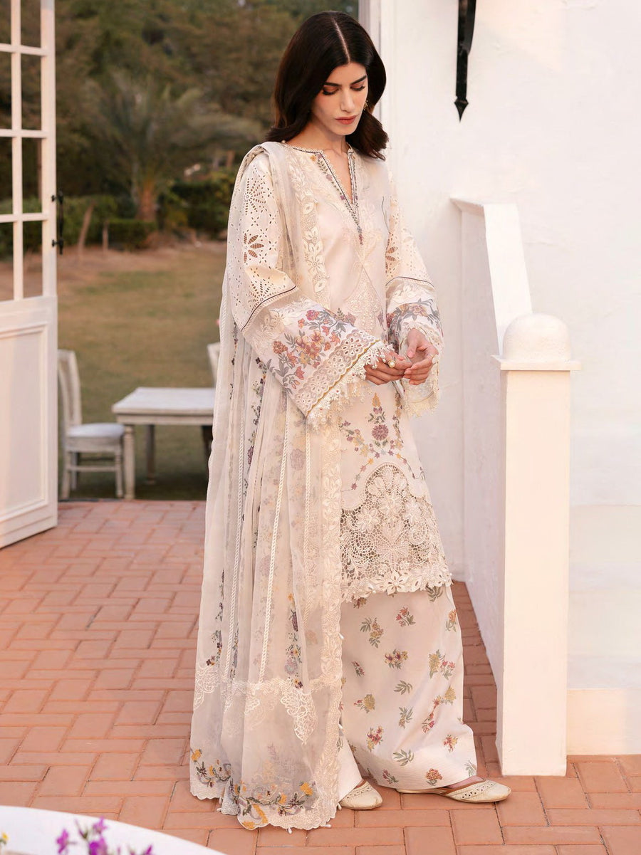 Baroque Eid Lawn Unstitched Embroidered 3Pc Suit BEL-25-D06