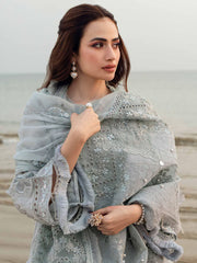 NUREH Khuwab Embroidered Swiss Lawn Unstitched 3 Piece Suit NE-145