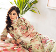Riaz Arts Aafreen Embroidered Lawn Unstitched 3Pc Suit AF-164