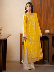 RajBari Parisa Premium Embroidered Lawn Unstitched 3Pc Suit D-03