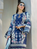 Elaf Premium Signature Embroidered Lawn Unstitched 3Pc Suit EST-06A LONDON BLUES