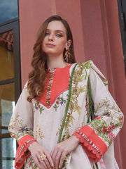 AL Zohaib Colors Digital Printed Khaddar Unstitched 3Pc Suit CK-06