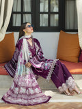 Elaf Premium Signature Embroidered Lawn Unstitched 3Pc Suit EST-06B AZOTIC