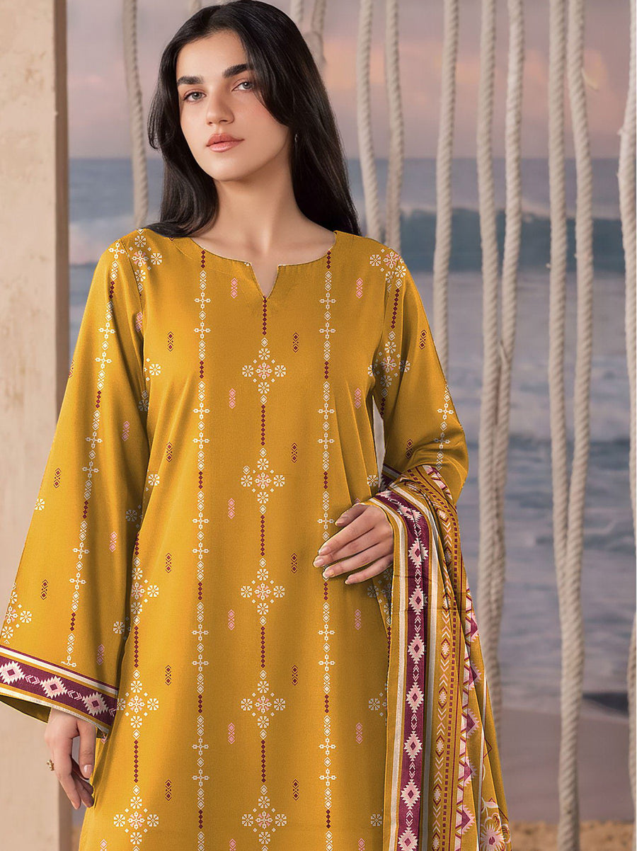 Sooz-e-Winter by Fiza Noor Printed Khaddar Unstitched 3Pc Suit D-10