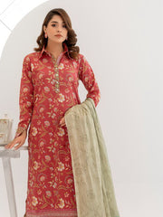 Motifz Zohra Digital Printed Lawn Unstitched 3Pc Suit D-08
