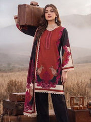 Al Zohaib Colors Printed Linen Unstitched 3Pc Suit D-01