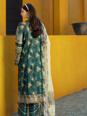 Elaf Premium Signature Embroidered Lawn Unstitched 3Pc Suit EST-07A STAY CURIOUS