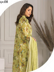 Motifz Zohra Vol-02 Digital Printed Lawn Unstitched 3Pc Suit D-08