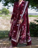 Suffuse by Sana Yasir Eid Lawn Unstitched Embroidered 3Pc Suit - NAREVI