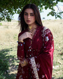 Suffuse by Sana Yasir Eid Lawn Unstitched Embroidered 3Pc Suit - NAREVI