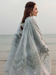 NUREH Khuwab Embroidered Swiss Lawn Unstitched 3 Piece Suit NE-145