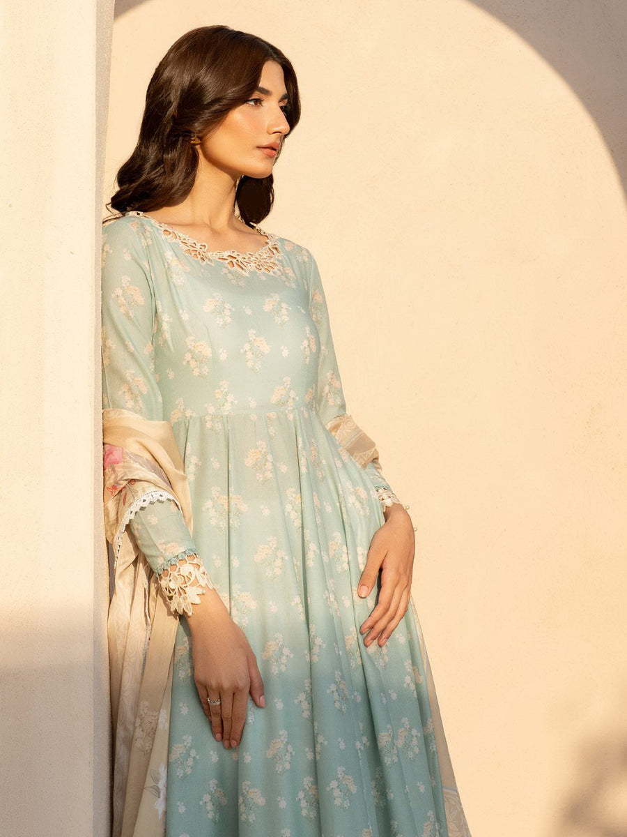 Iznik Eid Festive Embroidered Luxury Lawn Unstitched 3Pc Suit EFL-06