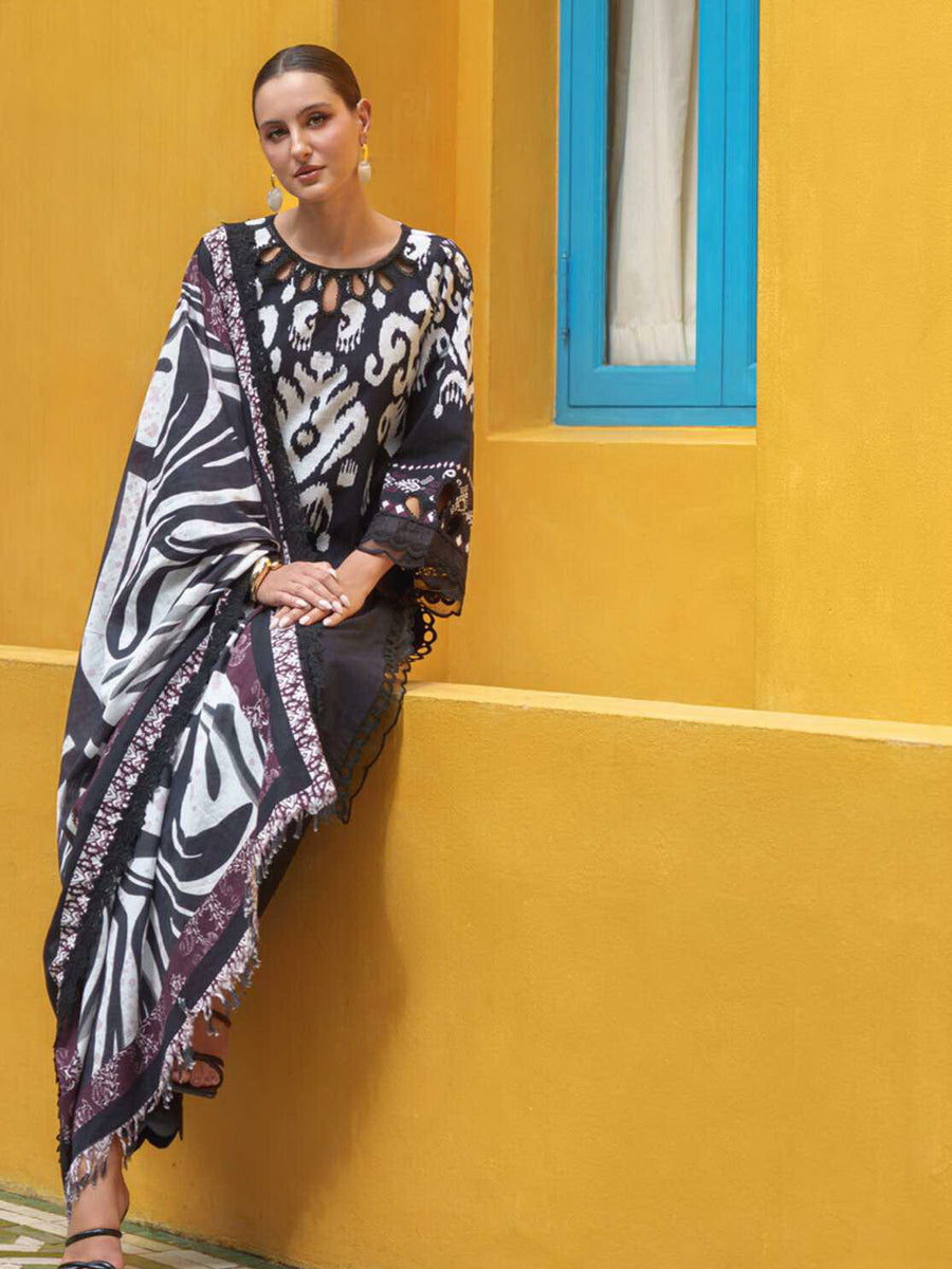 AL Zohaib Colors Digital Printed Khaddar Unstitched 3Pc Suit CK-10