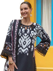 AL Zohaib Colors Digital Printed Khaddar Unstitched 3Pc Suit CK-10