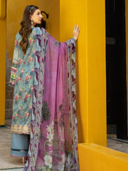 Elaf Premium Signature Embroidered Lawn Unstitched 3Pc Suit EST-07B GLORY