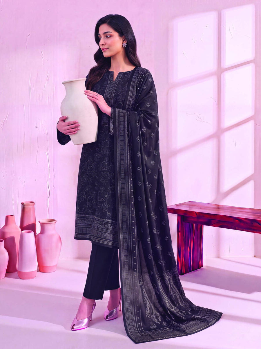 Zeenia Marina Vol-02 Digital Printed Linen Unstitched 3Pc Suit DS-01