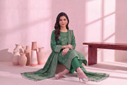Zeenia Marina Digital Printed Linen Unstitched 3Pc Suit JS-01