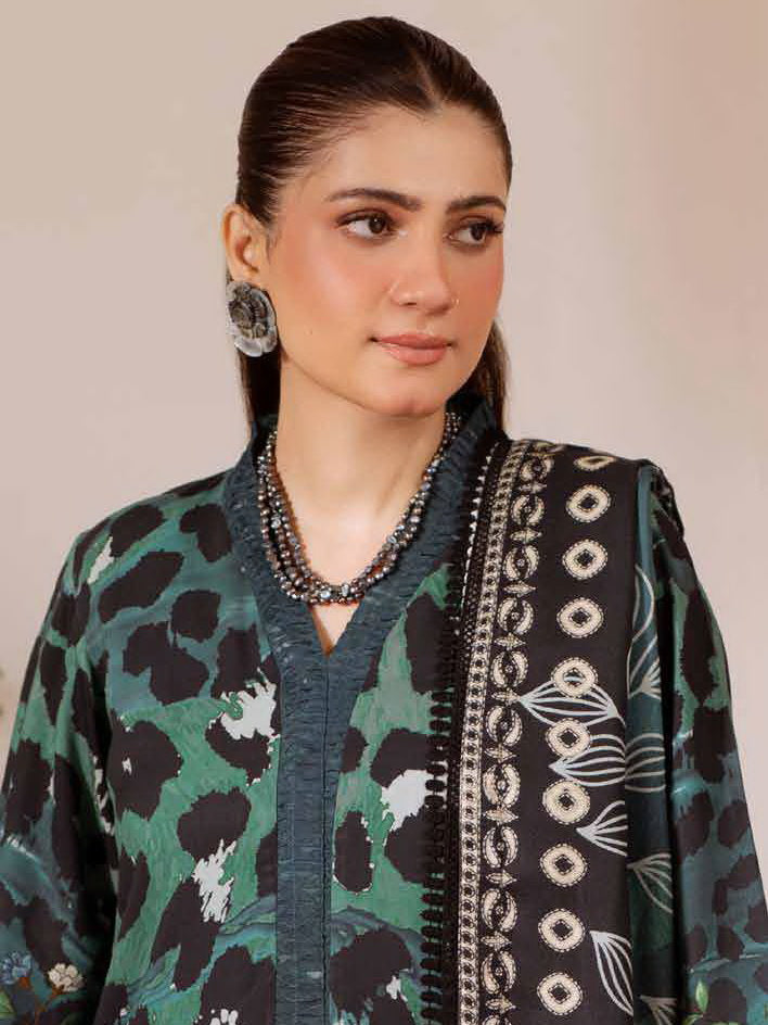 Nureh Signature Printed Marina Unstitched 3Pc Suit SP-183