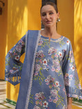 AL Zohaib Colors Digital Printed Khaddar Unstitched 3Pc Suit CK-12
