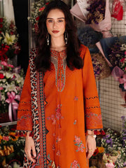 Charizma Poshima Embroidered Leather Unstitched 3Pc Suit PSW5-03