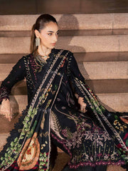 NUREH Maya Embroidered Linen Unstitched 3Pc Suit NW-128
