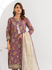 Motifz Zohra Digital Printed Lawn Unstitched 3Pc Suit D-09