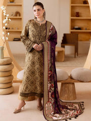 Nureh Signature Printed Marina Unstitched 3Pc Suit SP-184