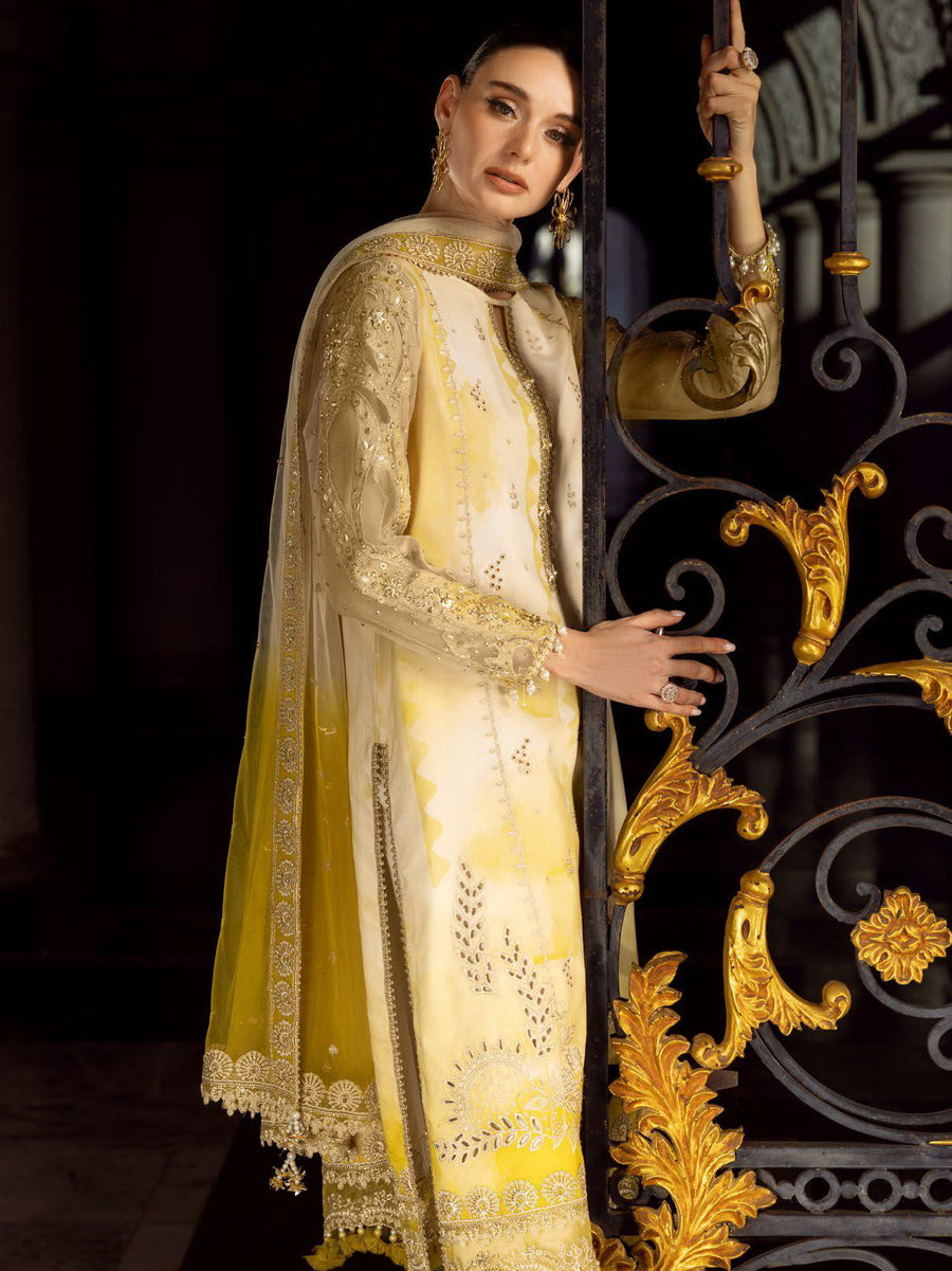 Charizma Festive Unstitched Exclusive Handwork 3Pc Suit ED5-04