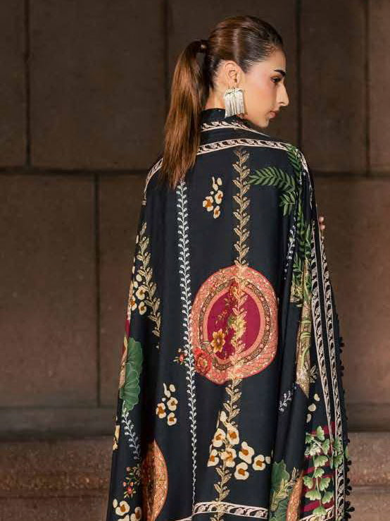 NUREH Maya Embroidered Linen Unstitched 3Pc Suit NW-128