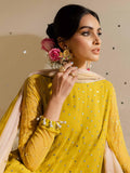 Nureh Mukeshkari Embroidered Chiffon Unstitched 3Pc Suit MK-08