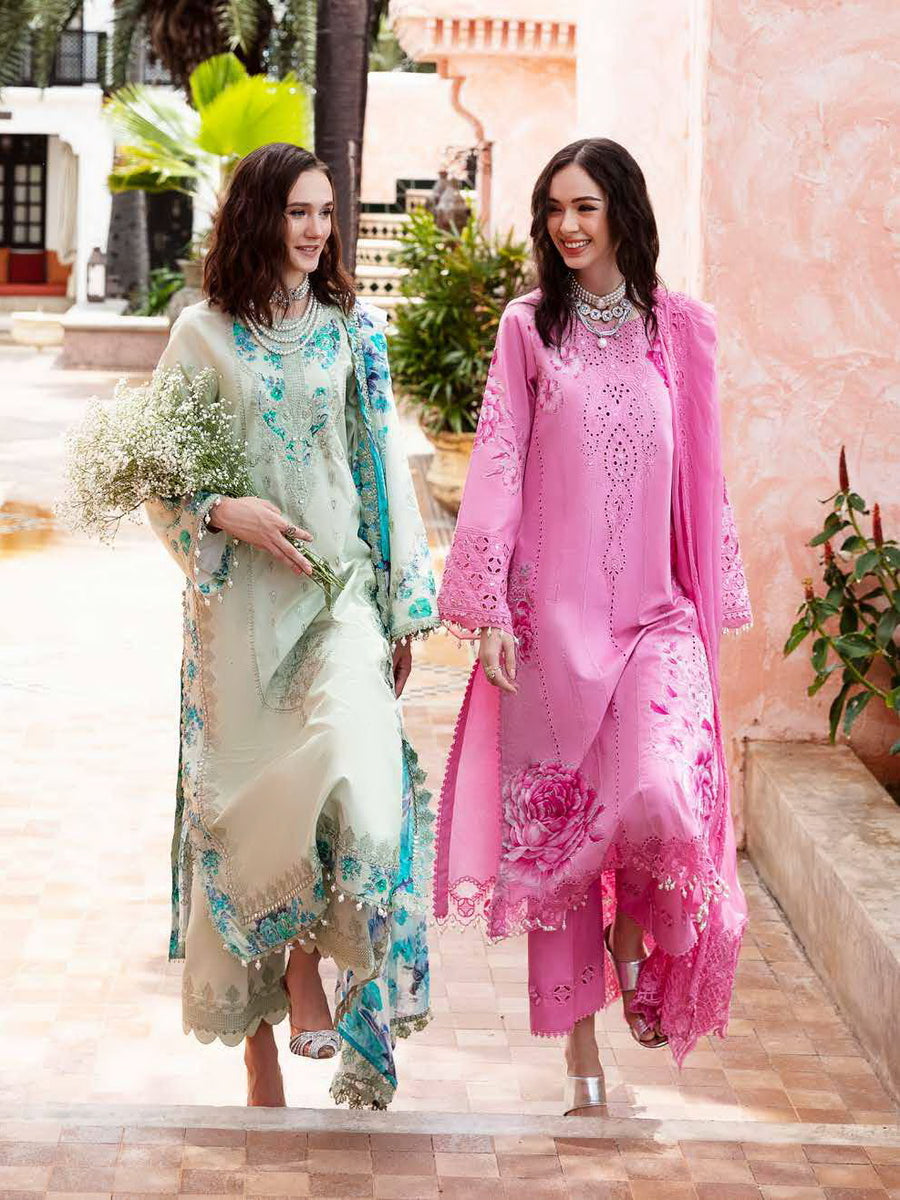 Charizma Reem Embroidered Lawn Unstitched 3Pc Suit RM5-03