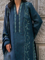 Meet Me In Istanbul by Rang Rasiya Unstitched Khaddar 3Pc Suit - DUSK