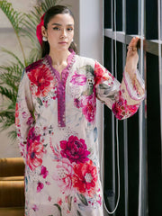NUREH Ballerina Embroidered Chikankari Lawn Unstitched 2Pc Suit NU2-153