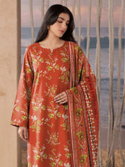 Sooz-e-Winter by Fiza Noor Printed Khaddar Unstitched 3Pc Suit D-07