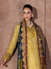NUREH Maya Embroidered Linen Unstitched 3Pc Suit NW-129