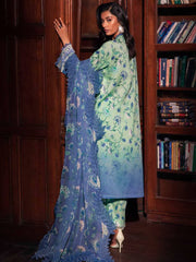 Nureh Glam Girl Embroidered Lawn Unstitched 3Pc Suit GL-15