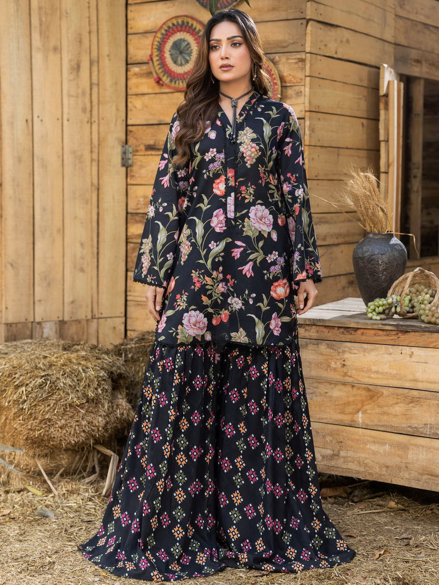 Motifz Classics Digital Printed Lawn Unstitched 2Pc Suit D-06