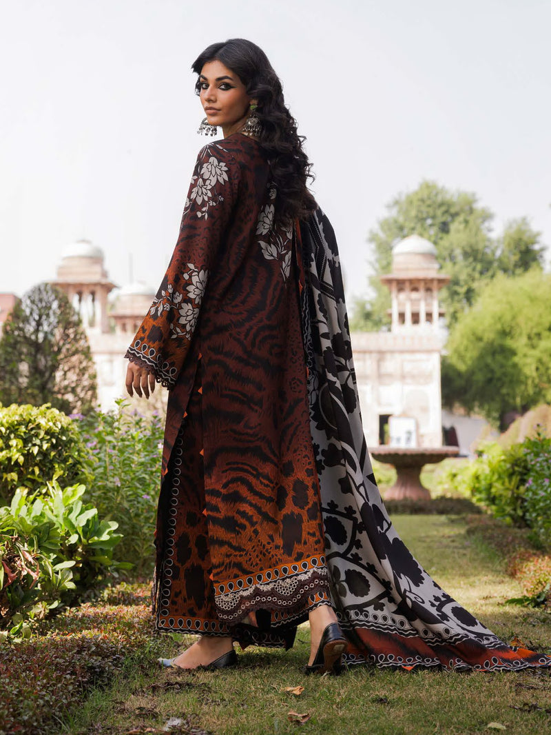 Charizma Combination Vol-02 Embroidered Linen Unstitched 3Pc Suit CCW6-15