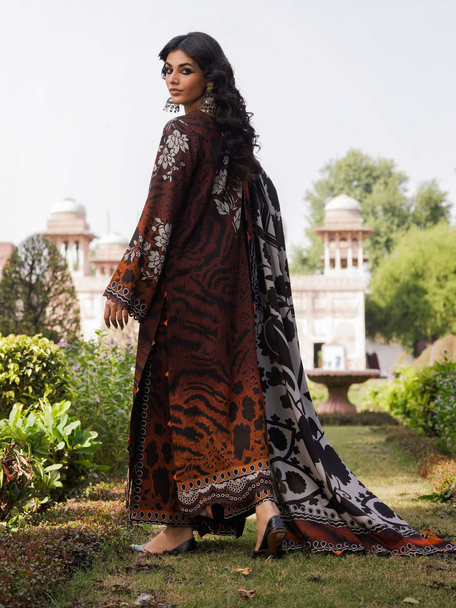 Charizma Combination Vol-02 Embroidered Linen Unstitched 3Pc Suit CCW6-15