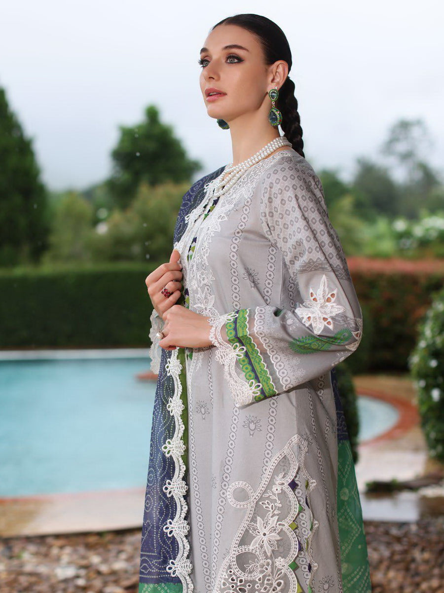Charizma Sheen Embroidered Lawn Unstitched 3Pc Suit SH5-04