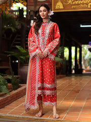 Charizma Aniq Vol-02 Embroidered Lawn Unstitched 3Pc Suit AN5-12