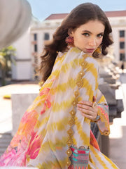 Charizma Aghaz e Nou Embroidered Lawn Unstitched 3Pc Suit AG5-04